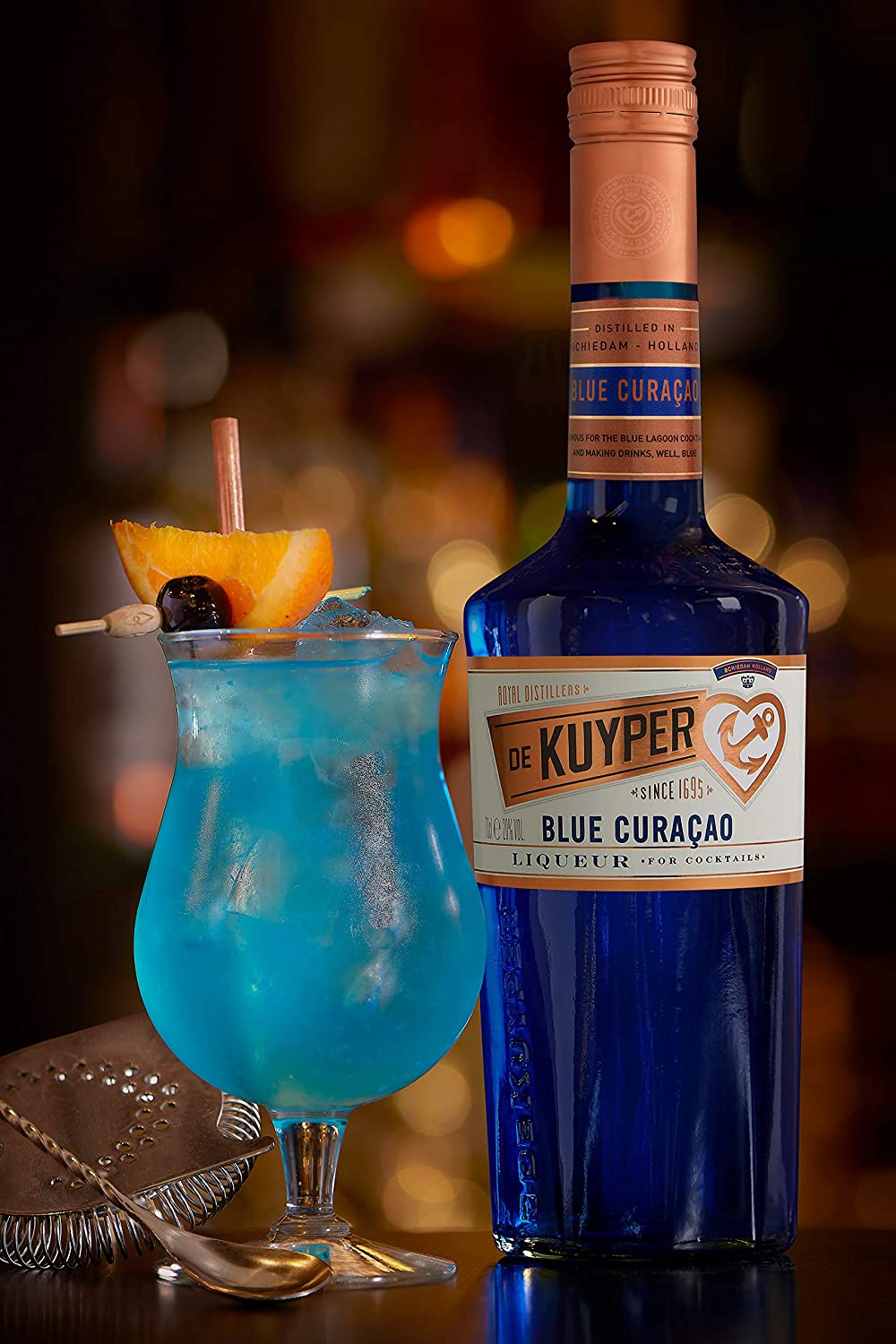 Ликер De Kuyper Blue Curacao 0,7 photo 2