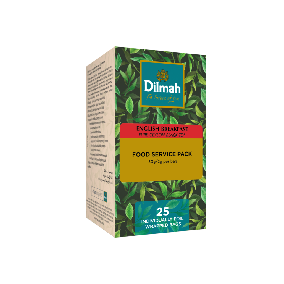 Цейлонский черный чай листовой DILMAH ENGLISH BREAKFAST 25х2г photo 1