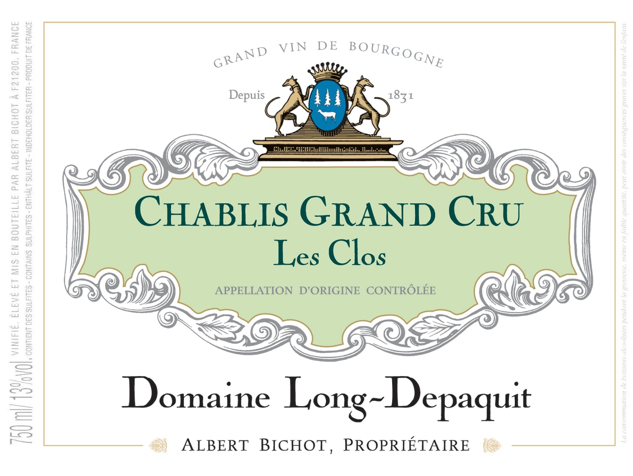 Albert Bichot Domaine Long-Depaquit Les Clos, Chablis Grand Cru photo 2