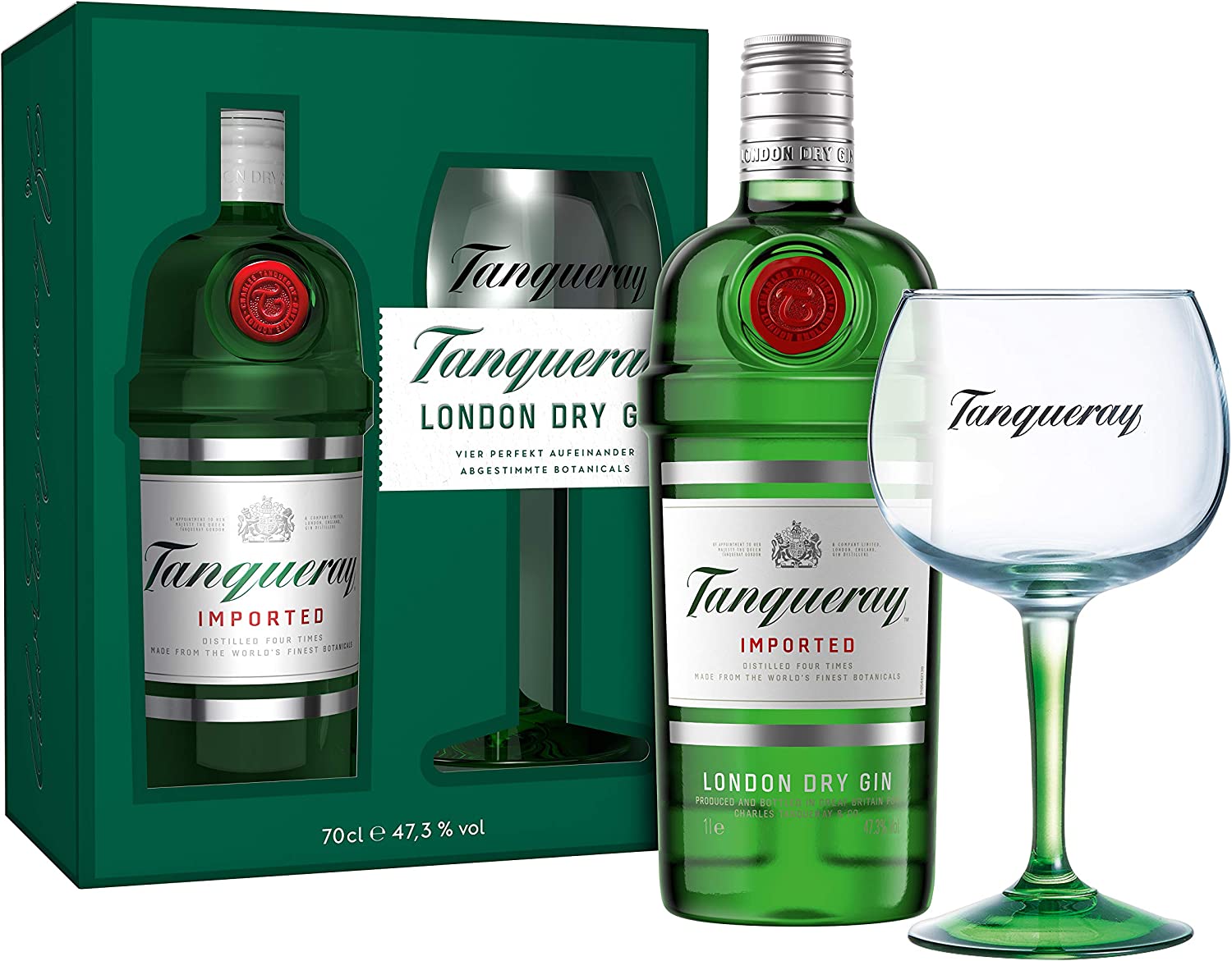 Tanqueray London Dry Gin + 1 Glass GiftPack photo 1