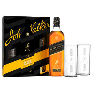 Johnnie Walker Black Label 12 y.o. Gift Pack + 2 Glasses photo